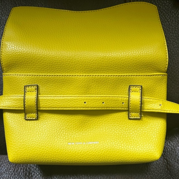 New York &. Co. Yellow Belted Fanny Pack - Picture 6 of 13
